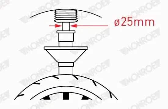 Stoßdämpfer MONROE V4512 Bild Stoßdämpfer MONROE V4512