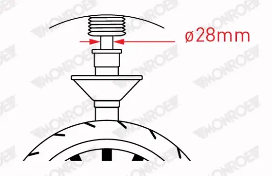Stoßdämpfer MONROE V4513 Bild Stoßdämpfer MONROE V4513
