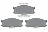 Bremsbelagsatz, Scheibenbremse Vorderachse TEXTAR 2000201