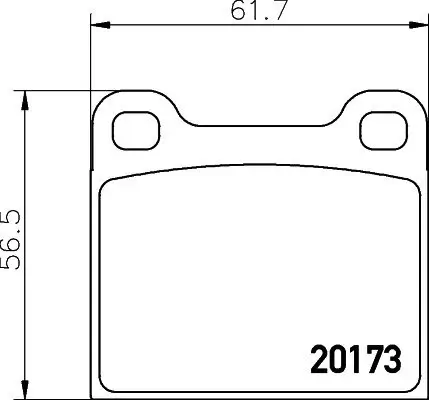 Bremsbelagsatz, Scheibenbremse TEXTAR 2017301 Bild Bremsbelagsatz, Scheibenbremse TEXTAR 2017301