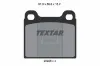 Bremsbelagsatz, Scheibenbremse Vorderachse TEXTAR 2022803