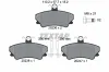 Bremsbelagsatz, Scheibenbremse Vorderachse TEXTAR 2023602
