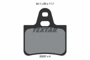 Bremsbelagsatz, Scheibenbremse Hinterachse TEXTAR 2029703