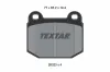 Bremsbelagsatz, Scheibenbremse Vorderachse TEXTAR 2032306