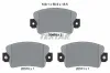 Bremsbelagsatz, Scheibenbremse Vorderachse TEXTAR 2048802
