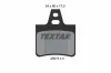 Bremsbelagsatz, Scheibenbremse Hinterachse TEXTAR 2057511