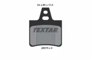 Bremsbelagsatz, Scheibenbremse Hinterachse TEXTAR 2057511