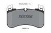 Bremsbelagsatz, Scheibenbremse Vorderachse TEXTAR 2058101