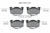 Bremsbelagsatz, Scheibenbremse TEXTAR 2063503