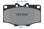 Bremsbelagsatz, Scheibenbremse Vorderachse TEXTAR 2085201