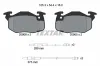 Bremsbelagsatz, Scheibenbremse Vorderachse TEXTAR 2090604