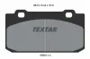 Bremsbelagsatz, Scheibenbremse Vorderachse TEXTAR 2094401