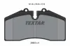 Bremsbelagsatz, Scheibenbremse Vorderachse TEXTAR 2095310