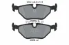 Bremsbelagsatz, Scheibenbremse Hinterachse TEXTAR 2099501