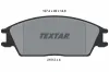 Bremsbelagsatz, Scheibenbremse Vorderachse TEXTAR 2101204