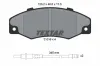 Bremsbelagsatz, Scheibenbremse Vorderachse TEXTAR 2101602