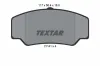 Bremsbelagsatz, Scheibenbremse Vorderachse TEXTAR 2114103