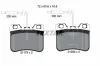 Bremsbelagsatz, Scheibenbremse Vorderachse TEXTAR 2117902