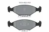 Bremsbelagsatz, Scheibenbremse Vorderachse TEXTAR 2119301