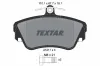 Bremsbelagsatz, Scheibenbremse Vorderachse TEXTAR 2121702