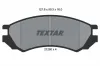 Bremsbelagsatz, Scheibenbremse Vorderachse TEXTAR 2128002