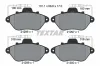 Bremsbelagsatz, Scheibenbremse Vorderachse TEXTAR 2129603