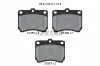 Bremsbelagsatz, Scheibenbremse Vorderachse TEXTAR 2135501