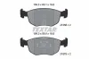 Bremsbelagsatz, Scheibenbremse Vorderachse TEXTAR 2135803
