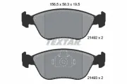 Bremsbelagsatz, Scheibenbremse Vorderachse TEXTAR 2149201