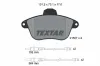 Bremsbelagsatz, Scheibenbremse Vorderachse TEXTAR 2150701