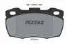 Bremsbelagsatz, Scheibenbremse Vorderachse TEXTAR 2151901