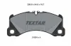 Bremsbelagsatz, Scheibenbremse Vorderachse TEXTAR 2152401