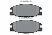 Bremsbelagsatz, Scheibenbremse Vorderachse TEXTAR 2154302