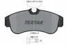 Bremsbelagsatz, Scheibenbremse Vorderachse TEXTAR 2154601
