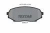 Bremsbelagsatz, Scheibenbremse Vorderachse TEXTAR 2155202