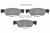 Bremsbelagsatz, Scheibenbremse Hinterachse TEXTAR 2156301