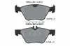 Bremsbelagsatz, Scheibenbremse Vorderachse TEXTAR 2167001