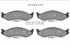 Bremsbelagsatz, Scheibenbremse Vorderachse TEXTAR 2182202