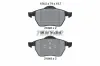Bremsbelagsatz, Scheibenbremse Vorderachse TEXTAR 2184802