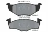 Bremsbelagsatz, Scheibenbremse Vorderachse TEXTAR 2186601