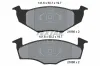 Bremsbelagsatz, Scheibenbremse Vorderachse TEXTAR 2186603