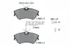 Bremsbelagsatz, Scheibenbremse Vorderachse TEXTAR 2188801