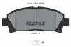 Bremsbelagsatz, Scheibenbremse Vorderachse TEXTAR 2196102