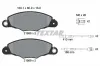 Bremsbelagsatz, Scheibenbremse Vorderachse TEXTAR 2198804