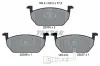 Bremsbelagsatz, Scheibenbremse Vorderachse TEXTAR 2203501
