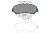 Bremsbelagsatz, Scheibenbremse Vorderachse TEXTAR 2206503