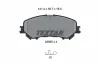 Bremsbelagsatz, Scheibenbremse Vorderachse TEXTAR 2206501