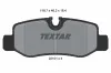 Bremsbelagsatz, Scheibenbremse Hinterachse TEXTAR 2210101