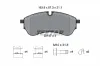 Bremsbelagsatz, Scheibenbremse TEXTAR 2214701
