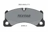 Bremsbelagsatz, Scheibenbremse Vorderachse TEXTAR 2214801